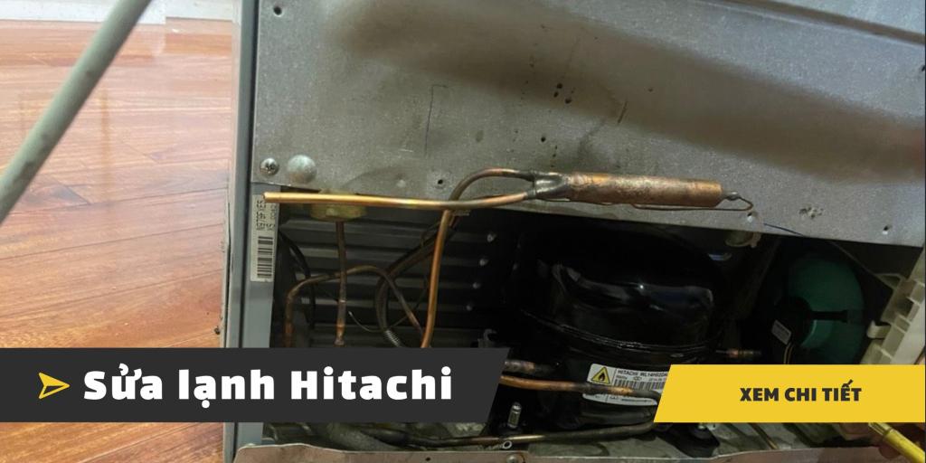 Sửa tủ lạnh side by side Hitachi tại Hải Dương