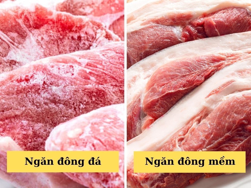 So sánh thực phẩm bảo quản bằng ngăn đông mềm và đông đá truyền thống
